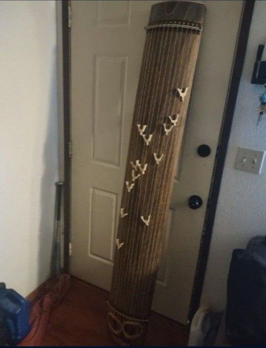 Rare Vintage Collectible Musical Instrument Japanese Koto