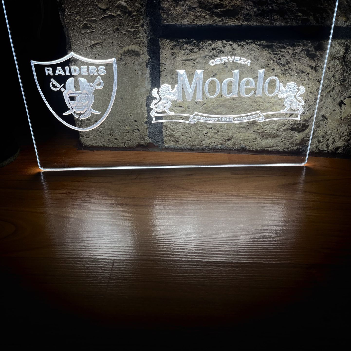 Las Vegas Raiders Acrylic LED Sign