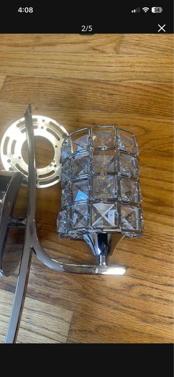 Crystal Wall Sconce Light Fixture