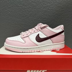 Nike Dunk Low Pink Foam Red White 6.5y