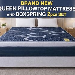 🟢NEW QUEEN PILLOWTOP SET $219