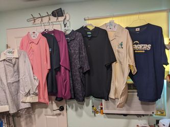 Lot of 8 XXXL men's used shirts