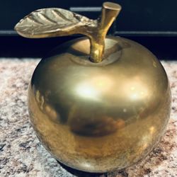 Vintage Brass Apple Bell