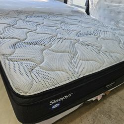 Mattress And Box Spring Queen Size 