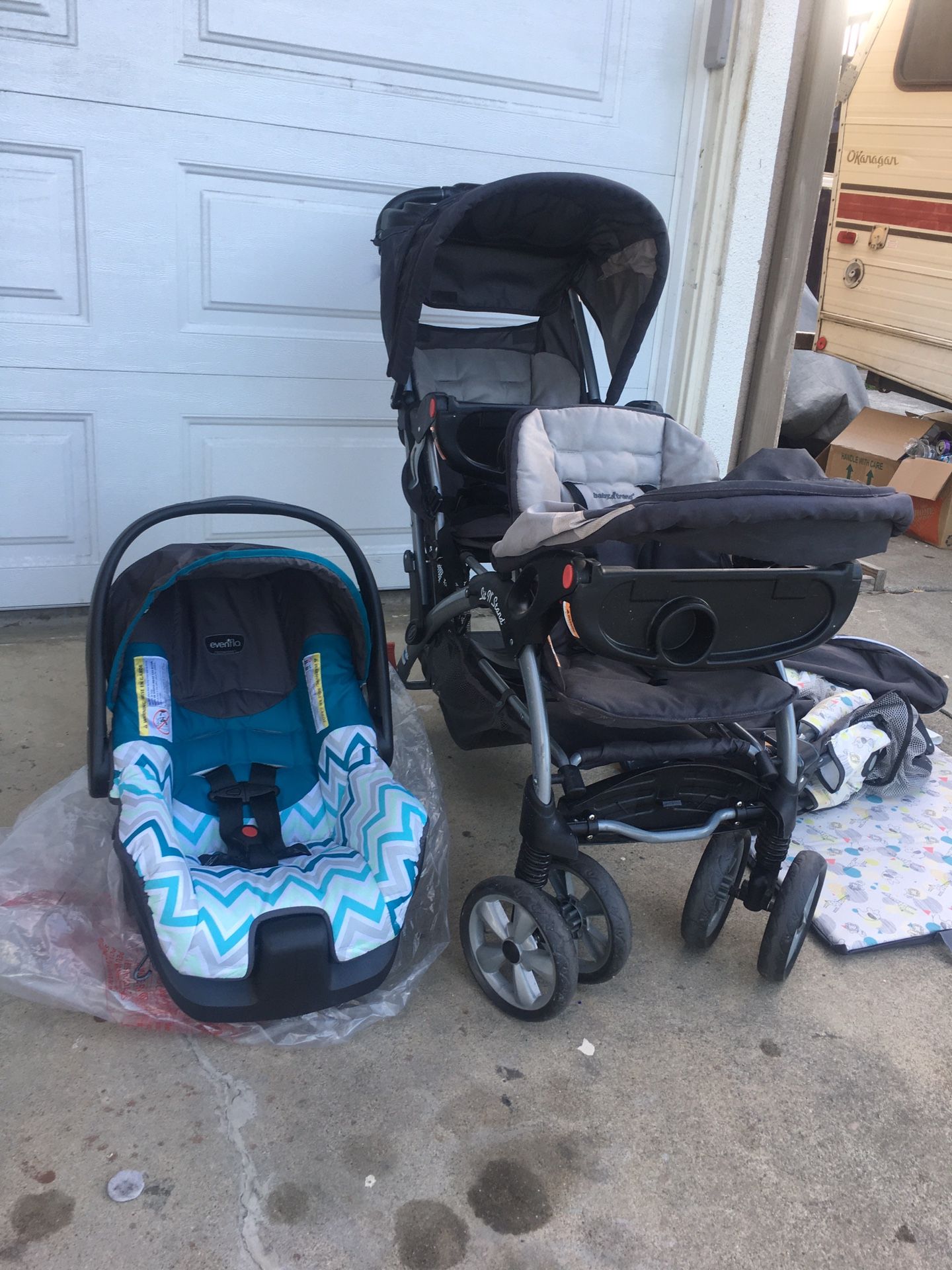 Stroller and car seat