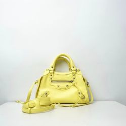 Balenciaga genuine leather small motorcycle bag