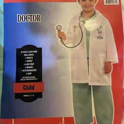 Child 4-6 Doctor Costume 