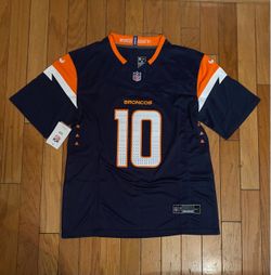 Navy broncos Bo Nix jersey