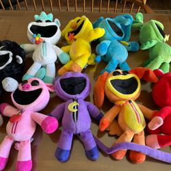Collection Of Smiling Critter Plushies