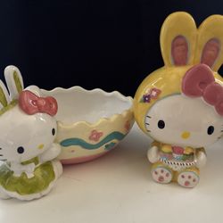Hello Kitty Ceramics Selling Both Together 