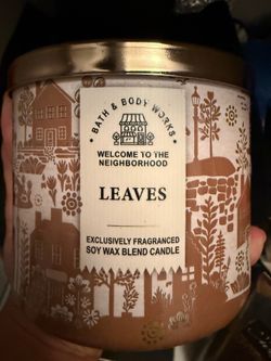 Bath and Body candle