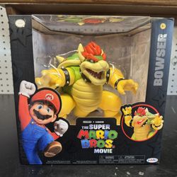 JAKKS Pacific Super Mario Bros. Bowser Action Figure Fire Breathing Effect 7in