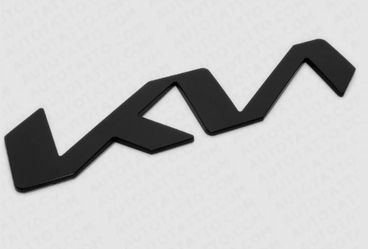 KIA Front or Rear Matte Black Emblem