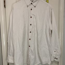 Cutter and Buck Long Sleeve Mens Button Down Size Large Shirt