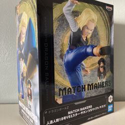 Dragon Ball Z Match Makers Android 18 Anime Figure Bandai NEW