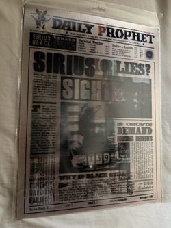 Harry Potter Magazine 3D lenticular poster