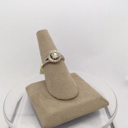 Gorgeous 14K Yellow Gold Diamond Halo Ring – 1.66 Total Carat Weight 