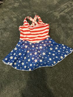 American Flag Toddler Swimsuit 