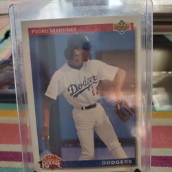 Pedro Martinez 1992 Upper Deck Star Rookie Baseball Card 