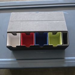Magnetic Card Deck Box With Dice Tray