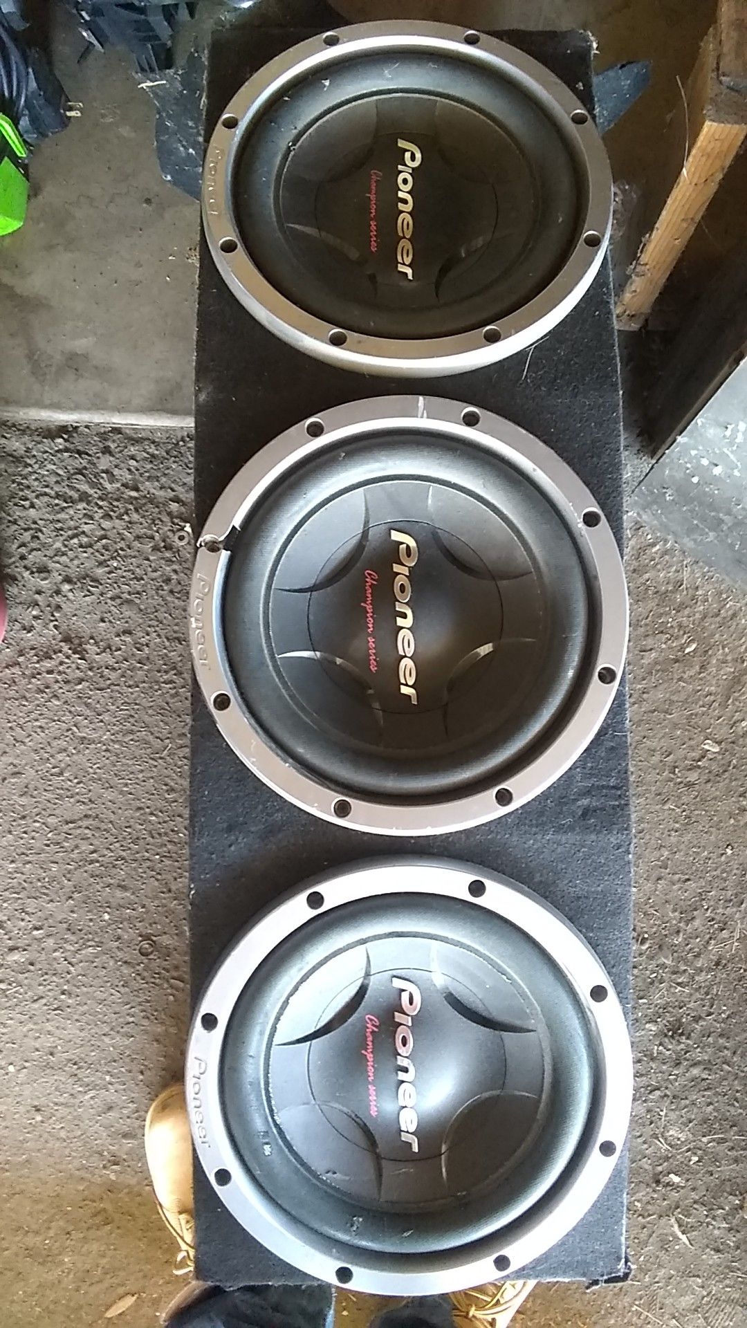 3/ 12 Inc pioneer woofers