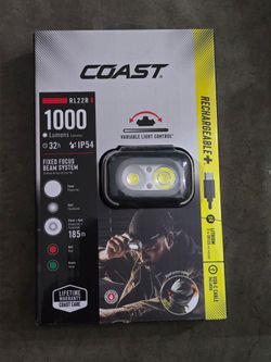 COAST RL22R 1000 Lumen Rechargeable Headlamp