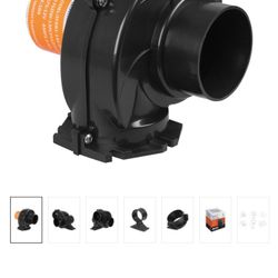 Seaflo In Line Bilge Air Blower 130CFM Boat Black Ventilation Marine 12V 2.5AMP