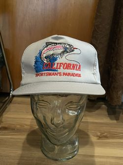Vintage California Fishing Hat Twill 