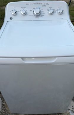 GE HE KING SIZE STAINLESS STEEL WASHER. PERFECT CONDITION.