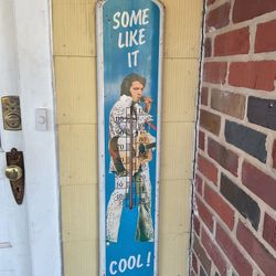 Elvis Outdoor Thermometer, Some Rust But Nice Memorabilia 