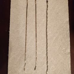 Silver 925 Brasaletes Delgados $20 Each/ Cada Uno, Firm Price 