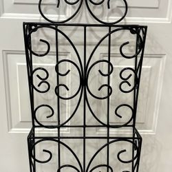 Vintage Magazine Rack (36” tall x 14.5” wide x 5” deep)