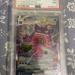 PSA 9 Gengar V Max 