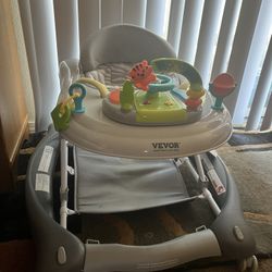 4-in-1 Baby Walker & Activity Center