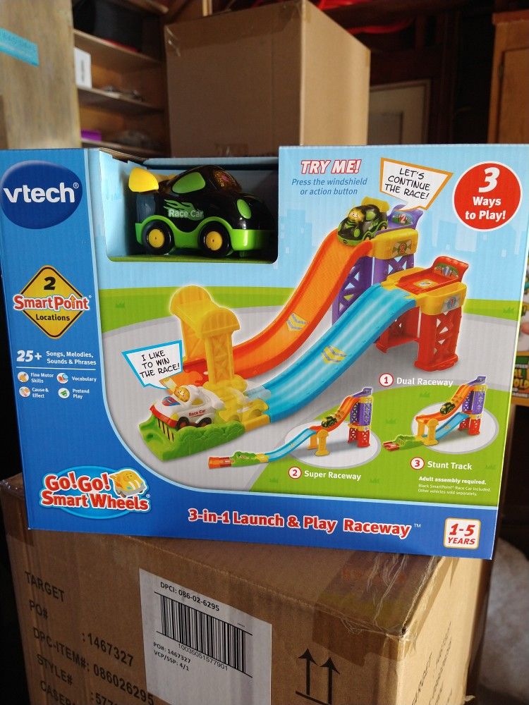 VTech 3 N 1 Launch & Play Raceway. $15 Each . Have Several On Hand