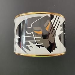 Enamel Bangle Bracelet Halcyon Days Michael Roberts Panthers