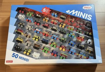 Thomas & Friends MINIS 50 Pack Fisher-Price Train Set Collection Box