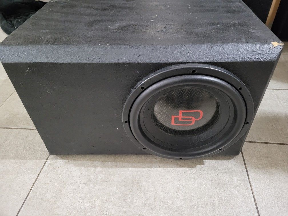 Old School DD Audio 9500 12" Subwoofer w/ Ported Custom Box
