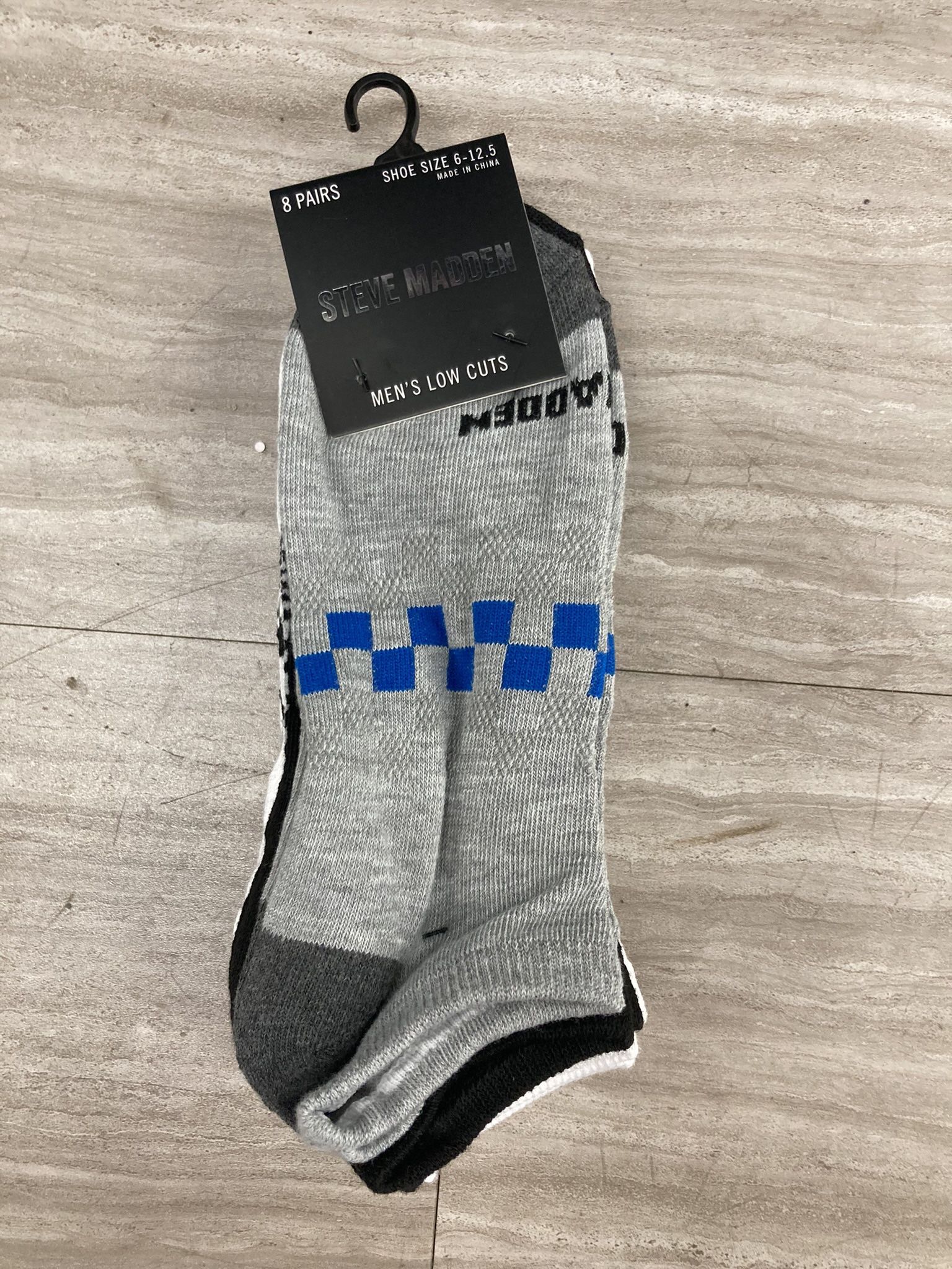 NWT Steve Madden Men’s Low Cut Socks 8 Pairs