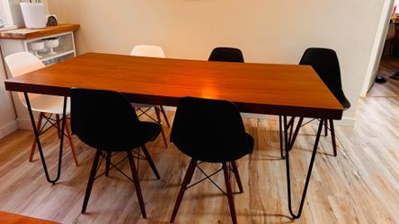 Dining table with chairs set