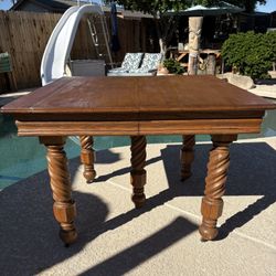 Ornate Oak Dining Table