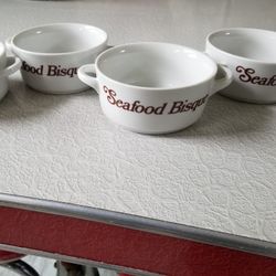 Set Of 4 SEAFOOD BISQUE CROCKS
