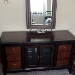 Cabinet And Mirror 