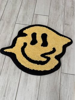 Smiley face rug
