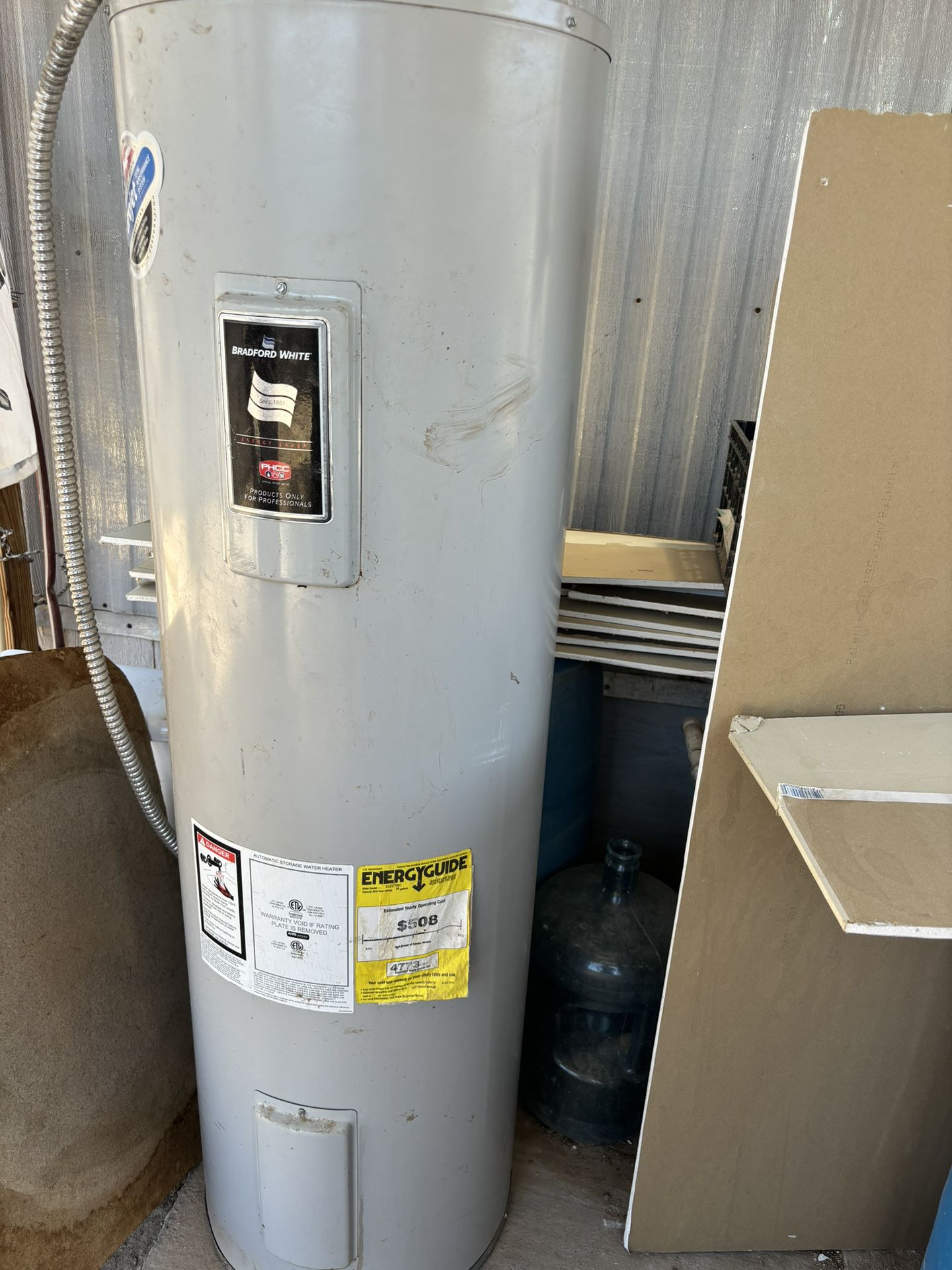 Water Heater Bradford White 50 Gallon