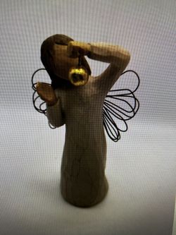 Willow Tree “Angel Of Wonder “Figurine By Susan Lordi 4.5 Inches Tall
