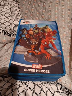 Disney Infinity carry case with Infinity figures