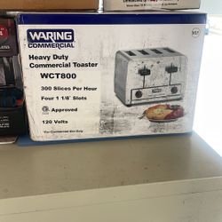 Warring Commercial Toaster WCT 800