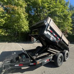 2022 Delco 5 x 10 10k Dump Trailer 