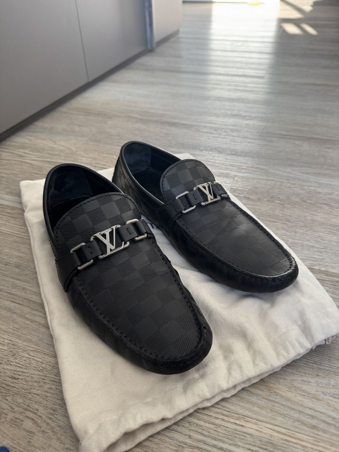 Louis Vuitton Black Men's Loafers US 8,5